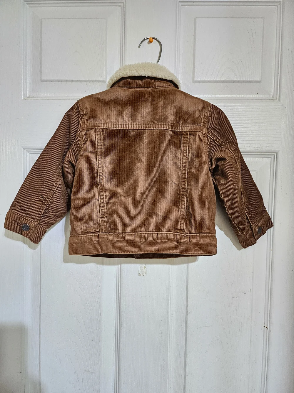 GAP BROWN CORDUROY SHERPA JACKET BABY TODDLER SIZE 18-24